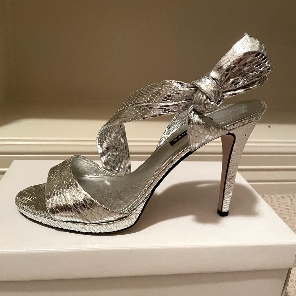 Caparros silver heels
